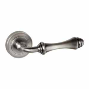 Old English Durham Lever On Rose Matt Gun Metal