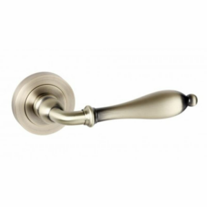 Old English Wrexham Lever On Rose Matt Antique Brass