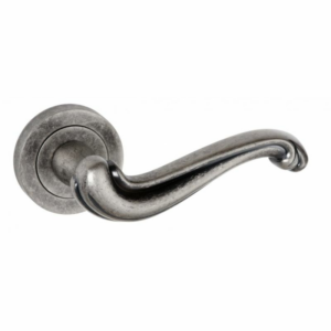 Old English Colchester Lever On Rose Distressed Silver