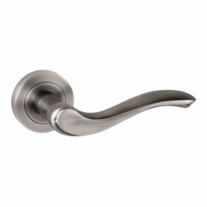 Old English Warwick Lever On Rose Matt Gun Metal