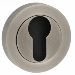 Old English Euro Profile Escutcheon Matt Gun Metal