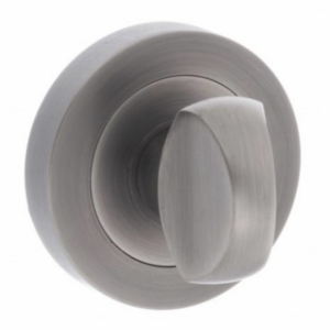 Old English Bathroom Turn and Release Matt Gun Metal