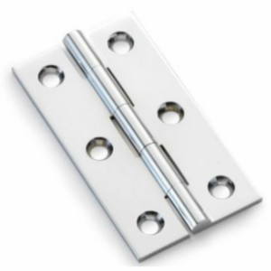 Alexander & Wilks AW064-CH-PC 64mm Solid Brass Cabinet Hinge Polished Chrome (Pair)