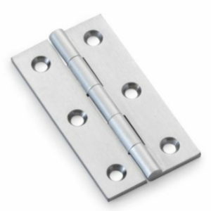 Alexander & Wilks AW064-CH-SC 64mm Solid Brass Cabinet Hinge Satin Chrome (Pair)