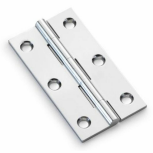 Alexander & Wilks AW075-CH-PC 75mm Solid Brass Cabinet Hinge Polished Chrome (Pair)
