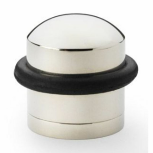 Alexander & Wilks AW638PN Dome Top Floor Mounted Door Stop Polished Nickel