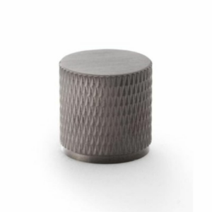 Alexander & Wilks AW800-20-DBZPVD 20mm Brunel Knurled Cupboard Knob Dark Bronze PVD