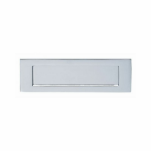 359mm x 113mm Victorian Letter Plate Polished Chrome