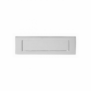 282mm x 80mm Victorian Letter Plate Satin Chrome