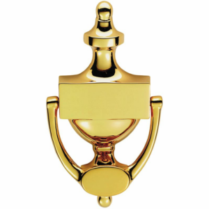 Victorian 196mm Urn Door Knocker Polished Brass
