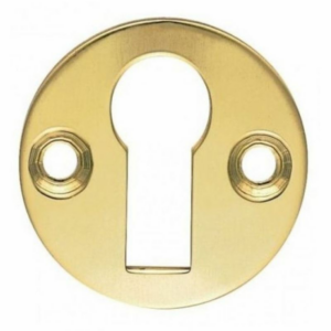 M41PB Victorian Escutcheon Polished Brass 32mm