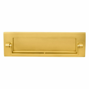 254mm x 76mm Victorian Postal Knocker Polished Brass