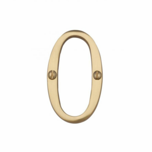 Carlisle Brass N0PVD Numeral Face Fix No. 0 PVD Polished Brass 76mm
