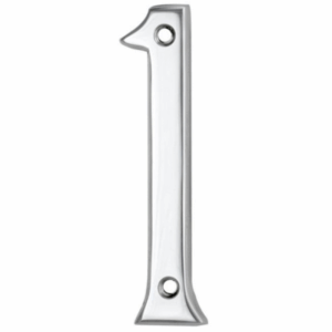 76mm Numeral No. 1 Polished Chrome