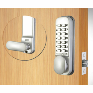 Codelocks CL155 Silver Digital Push Button Door Lock