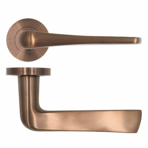 Rosso Tecnica Como Lever on Round Rose PVD Satin Bronze