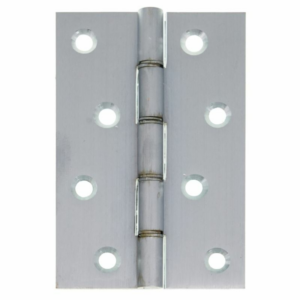 Eclipse 14834 - 102x67x3mm DPBW Butt Hinges Satin Chrome (Pair)