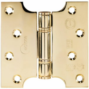 Eclipse 14991 -102x51x102x3mm Polished Brass Grade 13 Fire Rated Thrust Bearing Parliament Hinge