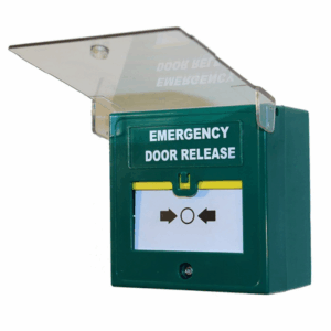 Green Resettable Call Point Double Pole Emergency Door Release