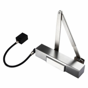 Exidor 9870S SQ Hold Open / Swing Free Electro Magnetic Door Closer Square Cover Stainless Steel