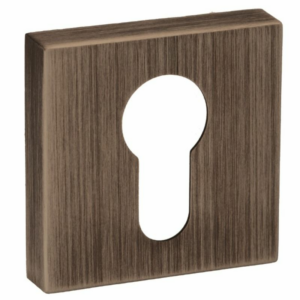 Forme Euro Profile Escutcheon Square Rose Urban Bronze