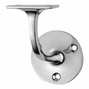 76mm Heavy Handrail Bracket Polished Chrome