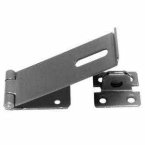 HS617 Hasp & Staple 115mm Black