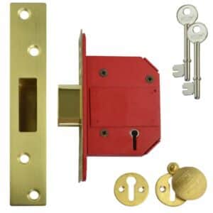 68mm Union 2100s 5 Lever British Standard Deadlock Strongbolt PB