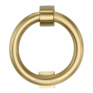 Ring Door Knocker Satin Brass