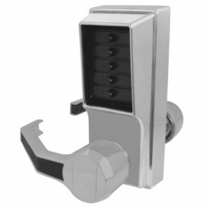 Kaba Unican Simplex LL1031 Lever Operated Left Hand Digital Lock Satin Chrome