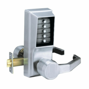 Kaba Unican Simplex LR1011-26D-41 Lever Operated Right Hand Digital Lock Satin Chrome