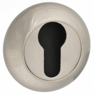Mediterranean Euro Profile Escutcheon Satin Nickel