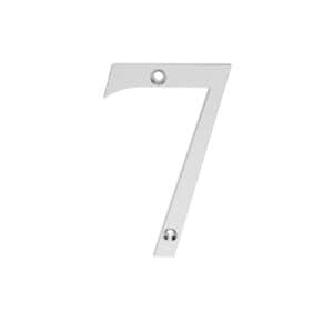 76mm Numeral No. 7 Satin Chrome