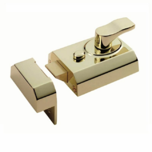 Forte Rim Nightlatch 40mm Narrow Style Electro Brass
