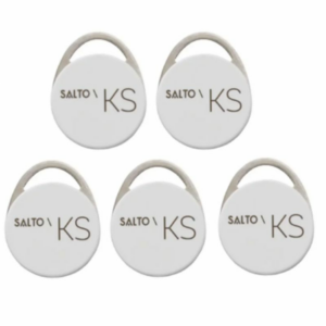 SALTO PFD04KWKS-5 White Key Fobs for use on KS System (Pack of 5)