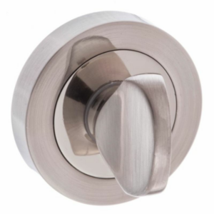Senza Pari Bathroom Turn & Release Satin Nickel / Nickel Plate