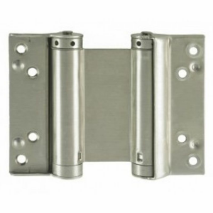 GROOM 100mm Liobex Double Action Spring Hinge Silver LDA04