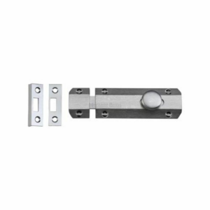 Surface Door Bolts Satin Chrome 100mm