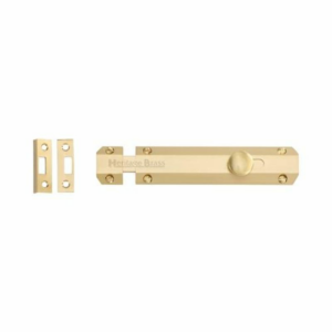 Surface Door Bolts Satin Brass 150mm
