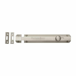 Surface Door Bolts Satin Nickel 200mm