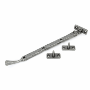 Anvil 200mm Handmade Peardrop Casement Stay Pewter 33677