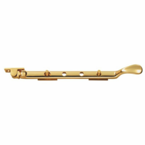 Victorian Casement Stay Polished Brass 210mm