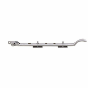 Victorian Casement Stay Satin Chrome 210mm