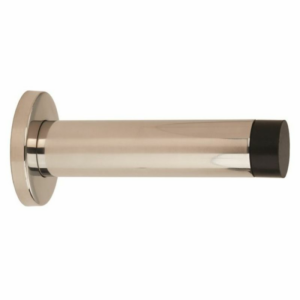 Wall Mounted Concealed Rose Door Stop Polished Stainless Steel 103mm