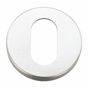 ZAA003 52mm Oval Profile Escutcheon Satin Anodised Aluminium