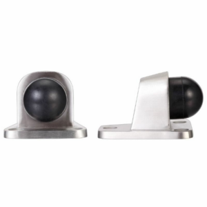 Heavy Duty Floor Mounted Door Stop Satin Stainless Steel