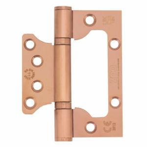 ZHSSFH-243S-PVDBZ 100 x 79 x 3mm Grade 11 Flush / Interleaf Hinge (Pairs) PVD Bronze