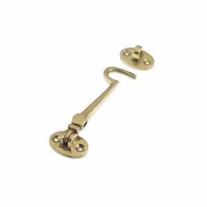102mm Silent Cabin Hook Polished Brass