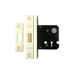 Forte 65mm PVD Architectural 3 Lever Mortic Dead Lock