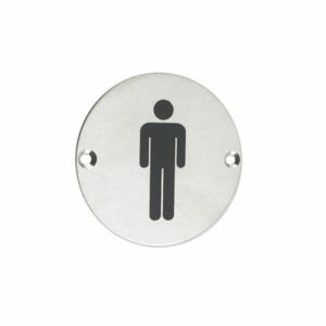 76mm Male Toilet Sign SAA